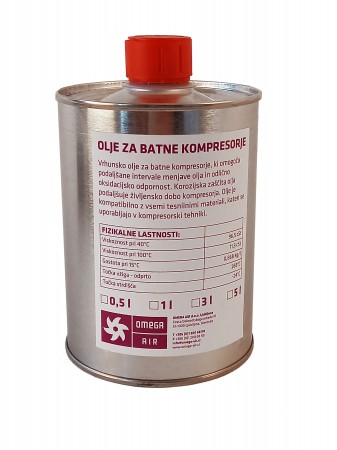 Olje za batne kompresorje 0,5 l P 100