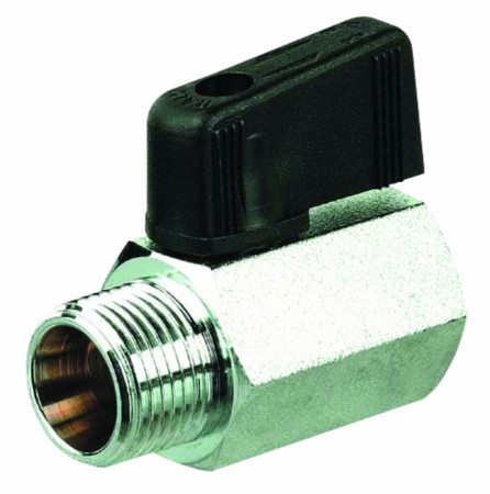 Mini krogelni ventil 1/2˝ ZN-NN (zunanji-notranji navoj)