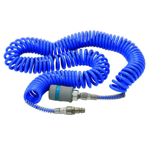 Poliuretanska spiralna cev s kompozitnimi priključki