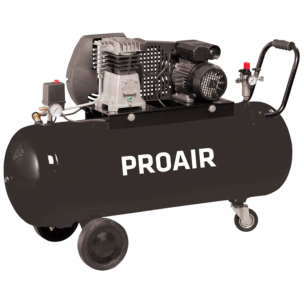 Batni kompresor za profesionalce, industrijo, z visokim pretokom zraka.