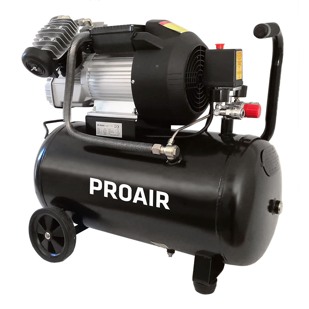 Batni kompresor z direktnim prenosom za domače delavnice in vse, ki potrebujejo zmogljiv kompresor.