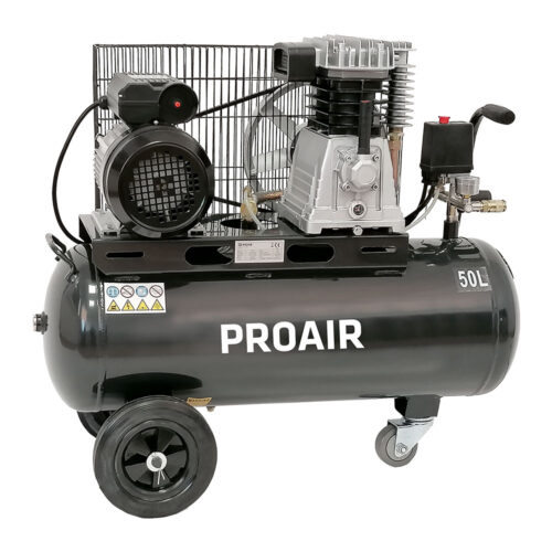 Batni kompresor z jermenskim prenosom za zahtevnejše uporabnike v delavnici oziroma industriji.