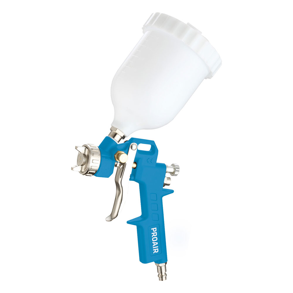 Pištola za barvanje z lončkom zgoraj, pnevmatska pištola za lakiranje avta, kolesa, motorja..