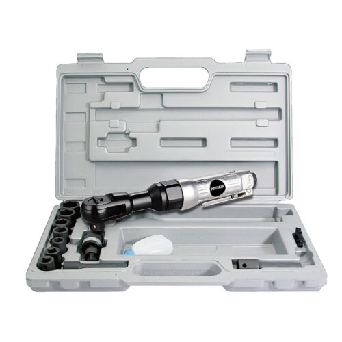 Kotni vijačnik-račna LX-003 z nastavki 1/2˝ v kovčki. Komplet.