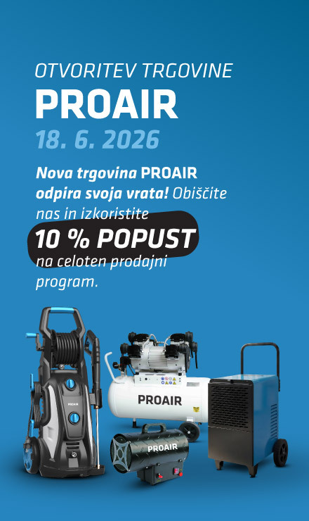 Osprtje trgovine PROAIR